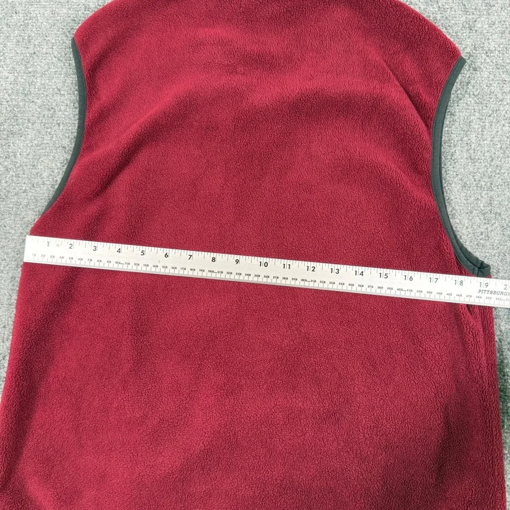 True Religion Vest Small Red Brand Jeans Fleece Full Zip Polar Fleece‎ Men's